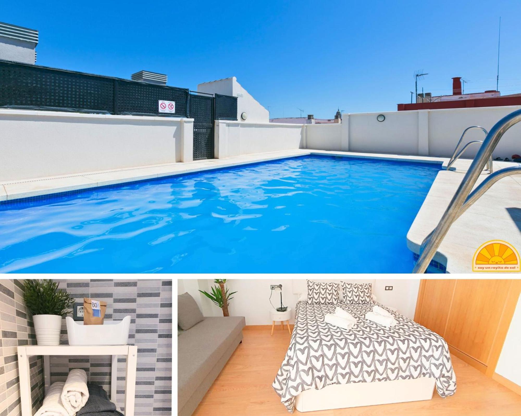 Precioso Estudio Con Piscina Màlaga Exteriér fotografie